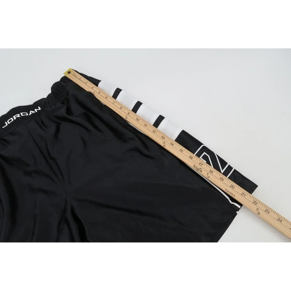 Jordan Cat Scratch Basketball Shorts Mens Medium Black White Jumpman HQ1208 NEW